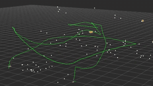 Learned IMU Bias Prediction for Invariant Visual Inertial Odometry — Rviz